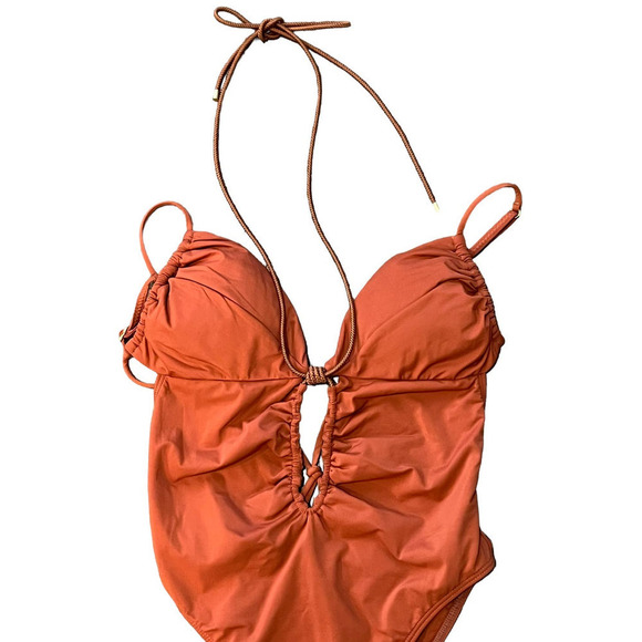 VIX SWIMWEAR Cutout One-Piece Swimsuit (L) - Picture 3 of 7